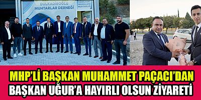 BAŞKAN PAÇACI’DAN HAYIRLI OLSUN ZİYARETİ