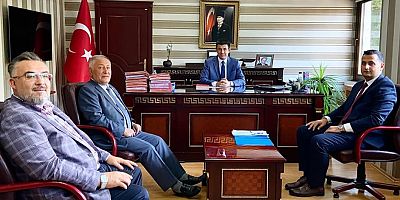 BAŞKAN SARIALTUN'DAN KAYMAKAM AYRANCI’YA TEBRİK ZİYARETİ