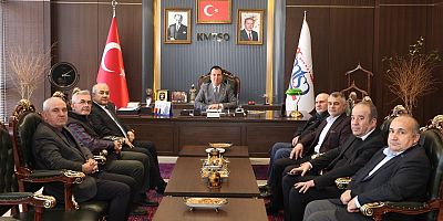 BAŞKAN SELAMET ATLI’DAN KMTSO BAŞKANI MUSTAFA BULUNTU’YA ZİYARET: BAKIRCI ESNAFININ GELECEĞİ KONUŞULDU