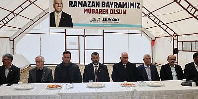 BAŞKAN SELİM CÜCE, BAYRAMLAŞMA ETKİNLİĞİNDE HEMŞEHRİLERİYLE BİR ARAYA GELDİ