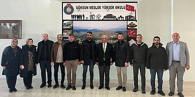 BAŞKAN SELİM CÜCE’DEN GÖKSUN MYO ÖĞRETMENLERİNE ZİYARET
