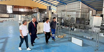BAŞKAN SELİM CÜCE’DEN GÖKSUN SOĞUK SU FABRİKASINA ÖNEMLİ ZİYARET