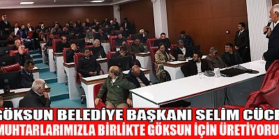 BAŞKAN SELİM CÜCE: “ORTAK AKILLA YÖNETMEYE DEVAM EDECEĞİZ”