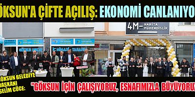 BAŞKAN SELİM CÜCE: YENİ İŞ YERLERİ GÖKSUN’UN BÜYÜYEN GÜCÜDÜR
