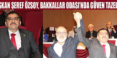 BAŞKAN ŞEREF ÖZSOY 612 OYLA YENİDEN BAŞKAN SEÇİLDİ