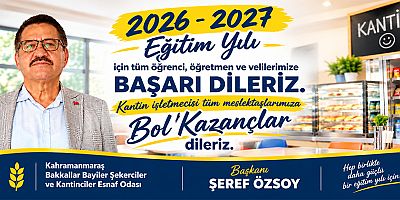 BAŞKAN ŞEREF ÖZSOY, ESNAF KENDİ TÜKETMEYECEĞİ HİÇBİR ÜRÜNÜ ÖĞRENCİLERE SATMAZ