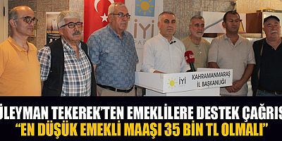 BAŞKAN SÜLEYMAN TEKEREK“EMEKLİLİK, BİR LÜTUF DEĞİL ALIN TERİ KARŞILIĞIDIR”