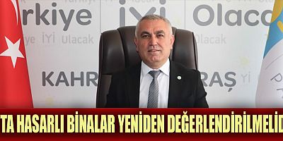 BAŞKAN TEKEREK, “ORTA HASARLI BİNALAR  TEKNİK EKİPLER İLE TEKRAR KONTROL EDİLMELİ
