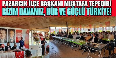 Milliyetçi Hareket Partisi Pazarcık İlçe Teşkilatı’nın 14. olağan kongresinde başkanlığa Tecrübeli isim  Mustafa Tepedibi seçildi.