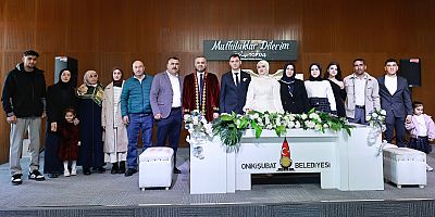 BAŞKAN TOPTAŞ 25 ÇIFTIN MUTLULUĞUNA ORTAK OLDU, KENDI REKORUNU KIRDI
