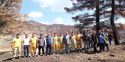 BAŞKAN TOPTAŞ, ÇAMLIBEL-ÇAKIRDERE’DEKİ MÜHÜRLEME ÇALIŞMALARINI İNCELEDİ