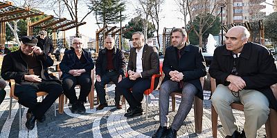 BAŞKAN TOPTAŞ, DÖNÜŞÜMÜ TAMAMLANAN ÇINARLI BAHÇE PARKI’NDA VATANDAŞLARLA BULUŞTU