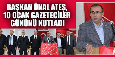 BAŞKAN ÜNAL ATEŞ, GAZETECİLERLE BİR ARAYA GELDİ