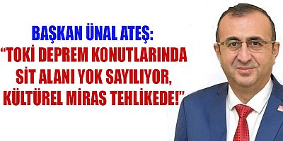 Cumhuriyet Halk Partisi (CHP) Kahramanmaraş İl Başkanı Ünal Ateş