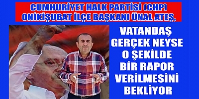 BAŞKAN ÜNAL ATEŞ: “VATANDAŞLARIMIZ MAĞDUR EDİLMESİN”
