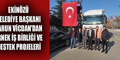 BAŞKAN VİCDAN EKİNÖZÜ’NÜN GELECEĞİ İÇİN EL BİRLİĞİYLE ÇALIŞMAYA DEVAM