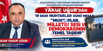 BAŞKAN YAKUP UĞUR: MAHALLELERİMİZİN SESİ OLMAYA DEVAM EDECEĞİZ