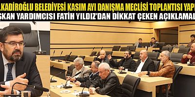 BAŞKAN YARDIMCISI FATİH YILDIZ: DULKADİROĞLU’NUN GELECEĞİ İÇİN UZUN VADELİ PROJELER GERÇEKLEŞTİRİYORUZ