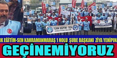 Türk Eğitim-Sen Kahramanmaraş 1 Nolu  Şube Başkanı  Ziya Yenipınar