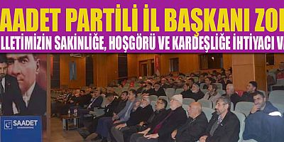 BAŞKAN ZOR: “İKTİDARIN KAFAYI MASANIN ADAYINA DEĞİL, EKONOMİYE TAKMASI GEREK”