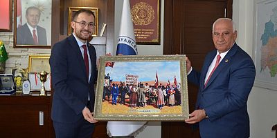BAŞKANLAR YEMLİHA GÖKTAŞ VE  SELİM CÜCE BİR ARAYA GELDİ