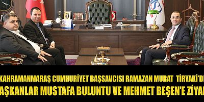 BAŞSAVCI TİRYAKİ’DEN BAŞKANLAR BULUNTU VE BEŞEN’E ZİYARET