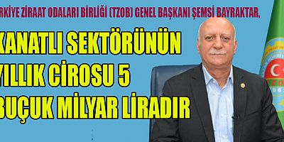 BAYRAKTAR:  “TAVUK ETİ ÜRETİCİSİ ARTAN GİRDİ MALİYETLERİNİ KARŞILAYAMIYOR”