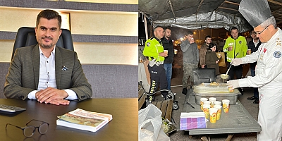 BİR BARDAK SICAK ÇORBA İLE GÖNÜLLERİ FETHETTİ