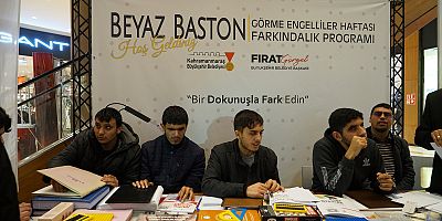 “BİR DOKUNUŞLA FARK EDİN” ETKİNLİĞİYLE ENGELLER AŞILDI