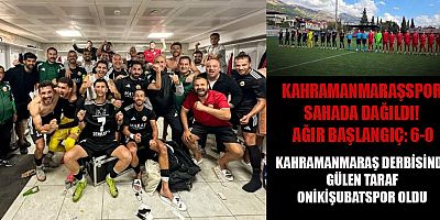 BİR TARAFTA 6 GOLLÜ SEVİNÇ, DİĞER TARAFTA AĞIR HAYAL KIRIKLIĞI