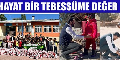 BİR TEBESSÜM DERNEĞİ’NDEN ÖĞRENCİLERE MONT VE BOT
