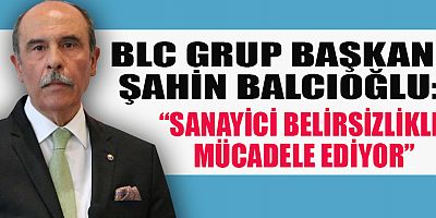 BLC GROUP BAŞKANI ŞAHİN BALCIOĞLU: SANAYİCİNİN UMUDU DİPLOMASİDE VE İSTİKRARDA