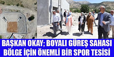 BOYALI GÜREŞ SAHASI YENİLENDİ
