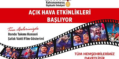 BÜYÜKŞEHİR AÇIK HAVA ETKİNLİKLERİ BAŞLIYOR