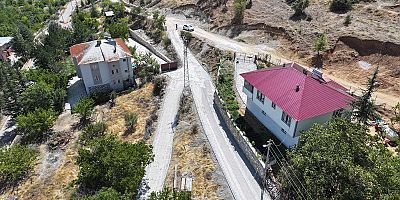 BÜYÜKŞEHİR, AFŞİN KIRSALINDA YOLLARI YENİLİYOR