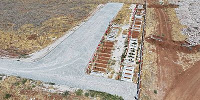 BÜYÜKŞEHİR, AFŞİN MEZARLIK YOLUNU YENİLEDİ