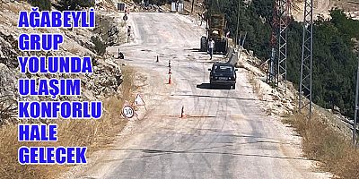 BÜYÜKŞEHİR AĞABEYLİ GRUP YOLUNDA ÇALIŞMA BAŞLATTI