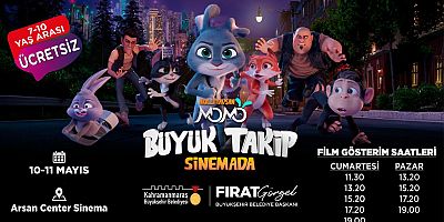 BÜYÜKŞEHİR, “AKILLI TAVŞAN MOMO” FİLMİNİ MİNİK İZLEYİCİLERLE BULUŞTURUYOR