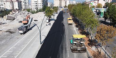 BÜYÜKŞEHİR, ALPARSLAN TÜRKEŞ BULVARI’NDA 3. ETABA BAŞLADI