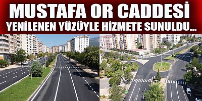 BÜYÜKŞEHİR BİR CADDEYİ DAHA YENİLEDİ