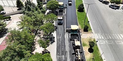 BÜYÜKŞEHİR BİR CADDEYİ DAHA YENİLİYOR
