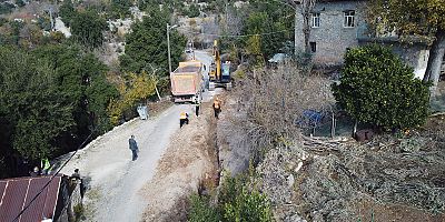 BÜYÜKŞEHİR, BİR MAHALLENİN DAHA İÇMESUYU SORUNUNU ÇÖZÜME KAVUŞTURUYOR