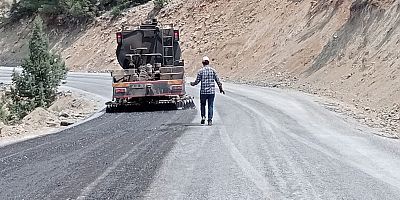 BÜYÜKŞEHİR BOYALI GRUP YOLU'NDA ASFALTA BAŞLADI