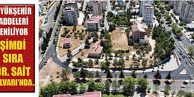 BÜYÜKŞEHİR, CADDELERİ BİR BİR YENİLİYOR