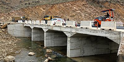 BÜYÜKŞEHİR DADAĞLI KÖPRÜSÜNÜ  TAMAMLADI