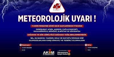 BÜYÜKŞEHİR’DEN 8 İLÇEDE KUVVETLİ SAĞANAK UYARISI!
