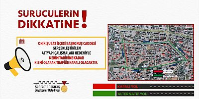 BÜYÜKŞEHİR’DEN ALTERNATİF GÜZERGÂH UYARISI!