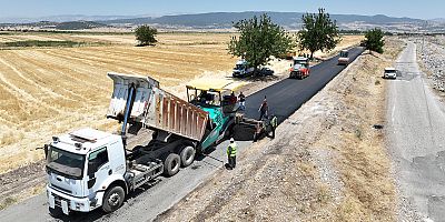 BÜYÜKŞEHİR’DEN DULKADİROĞLU’NUN SINIR MAHALLELERİNE ÖNEMLİ ULAŞIM YATIRIMI