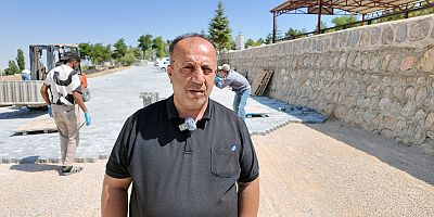 BÜYÜKŞEHİR’DEN ELBİSTAN KIRSALINA 5 BİN METREKARELİK KİLİT PARKE