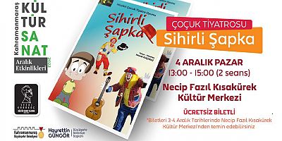 BÜYÜKŞEHİR’DEN MİNİKLERE ‘SİHİRLİ ŞAPKA’ GÖSTERİSİ